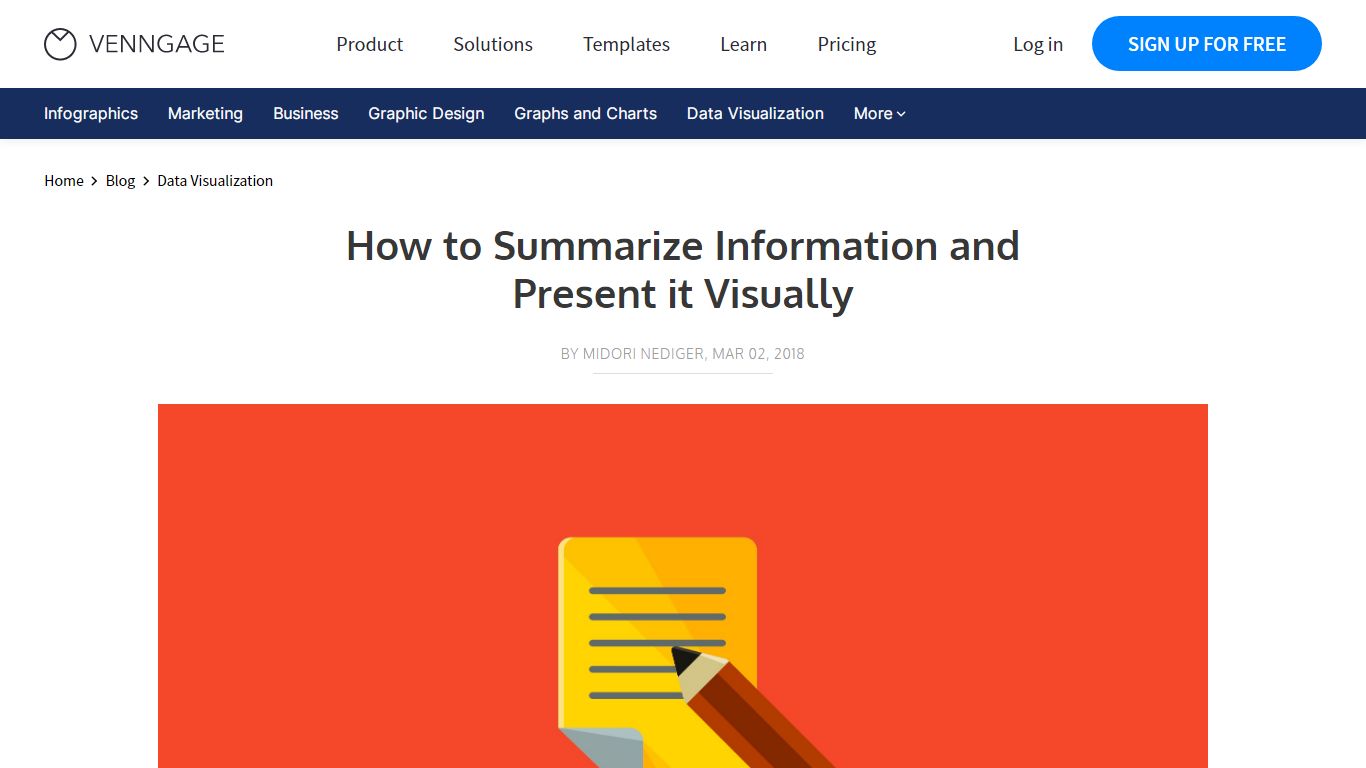 How to Summarize Information and Present it Visually
